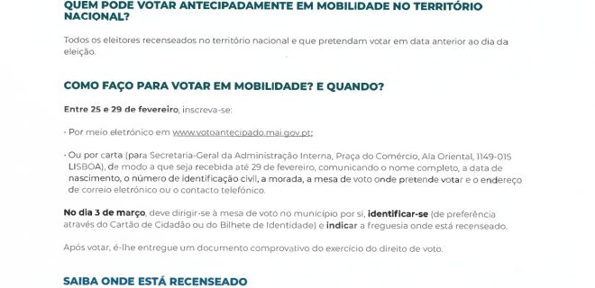 (Português) Voto Antecipado em Mobilidade no Território Nacional