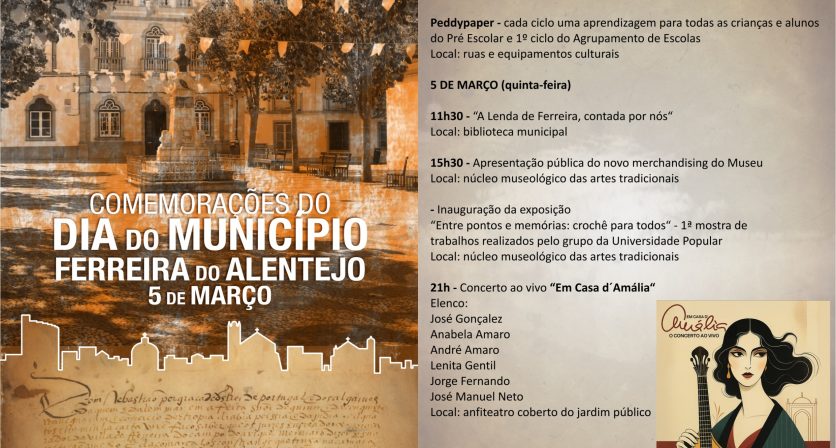 (Português) Agenda Semanal | De 20 a 26 de fevereiro 2